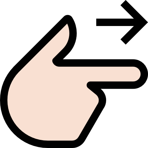 Pointing right